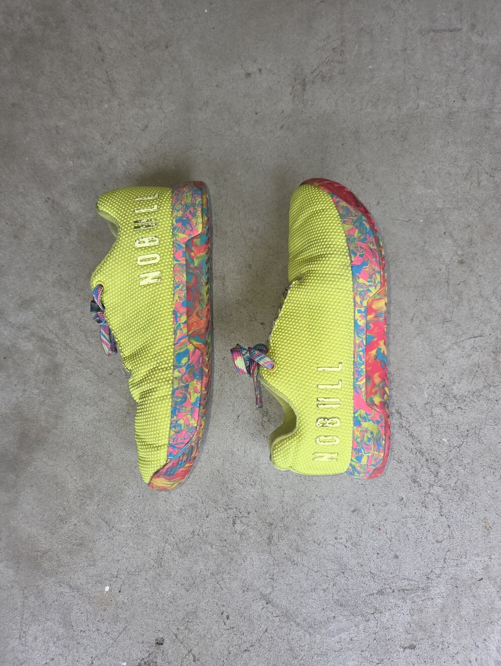 Nobull Neon Yellow And Pink Crossfit Shoes